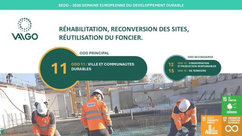 🌍 Semana Europea del Desarrollo Sostenible 2026 (#𝗦𝗘𝗗𝗗 ): También se construye un territorio sostenible dando nueva vida a lo que ya existe.